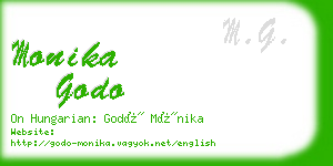 monika godo business card